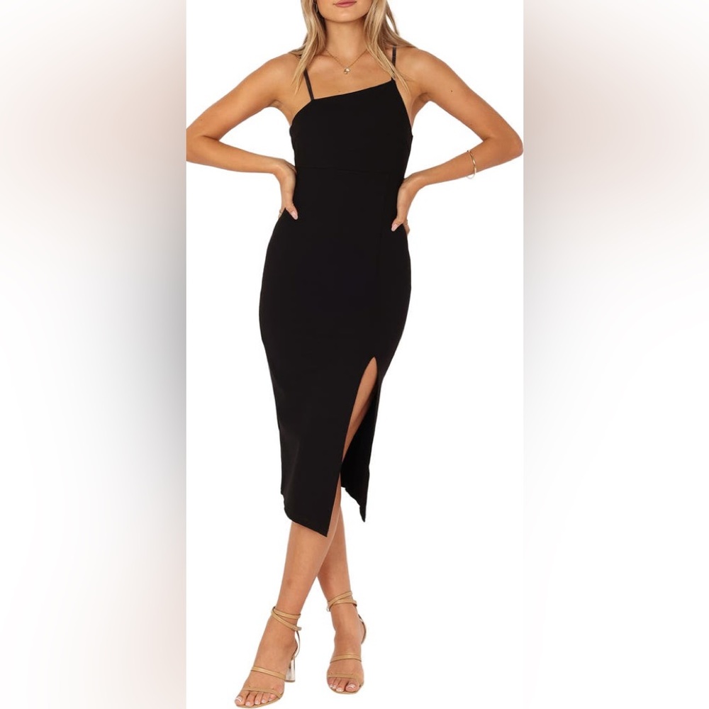 Black Petal & Pup Midi Dress